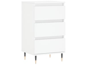 Buffet - bahut - meuble de rangement blanc 40x35x70 cm bois d’ingénierie