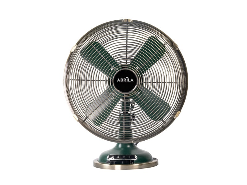  Ventilateur de table fabrilamp capitolio olivecuir 37 w 3 vitesses orientable oscillant 42 × 35 × 27 cm 238771006 - Conforama C