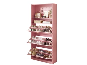 Meuble à chaussures 9 paire(s)  <strong></strong>  <strong>Fay Lum</strong> coloris rose