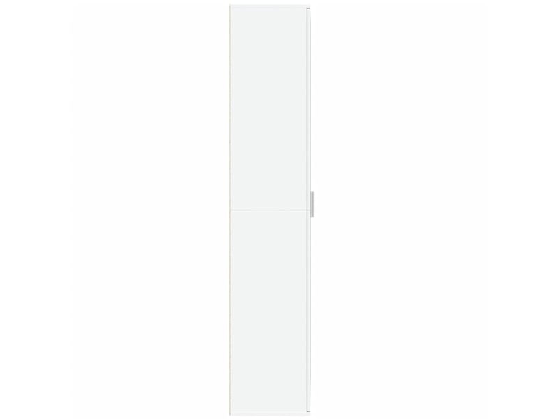  Buffet haut - bahut - meuble de rangement blanc 80x35x180 cm bois d'ingénierie  - Conforama D
