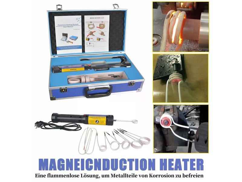  Réchauffeur à induction 1100w chauffage magnétique sans flamme outil de démontage de vis 220v  - Conforama C