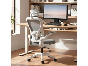 Chaise de bureau <strong>STILVORA</strong> <strong></strong> avec assise réglable en hauteur