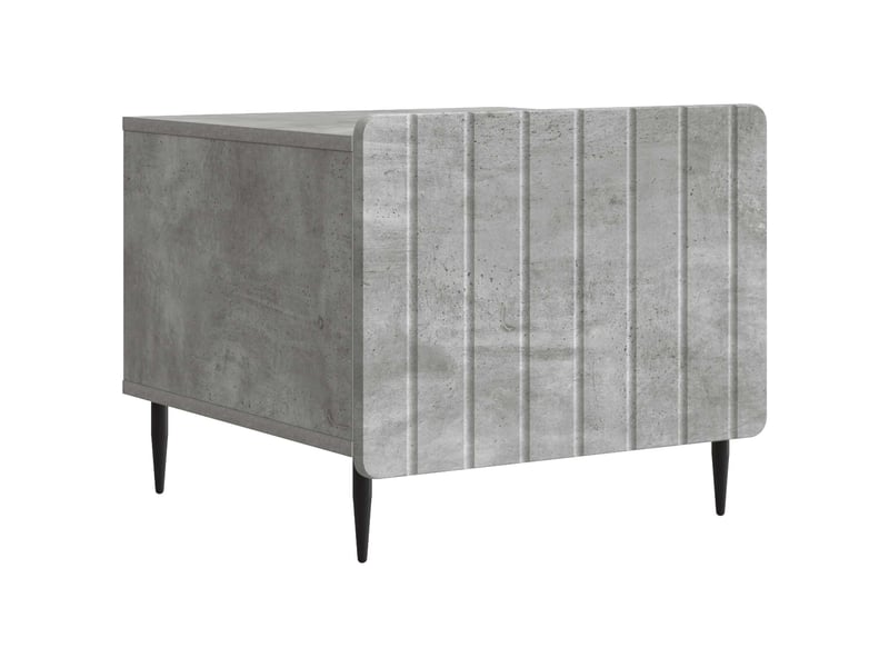  Table basse - table de salon - table à thé gris béton 49 x 50 x 42 cm bois d'ingénierie  - Conforama A