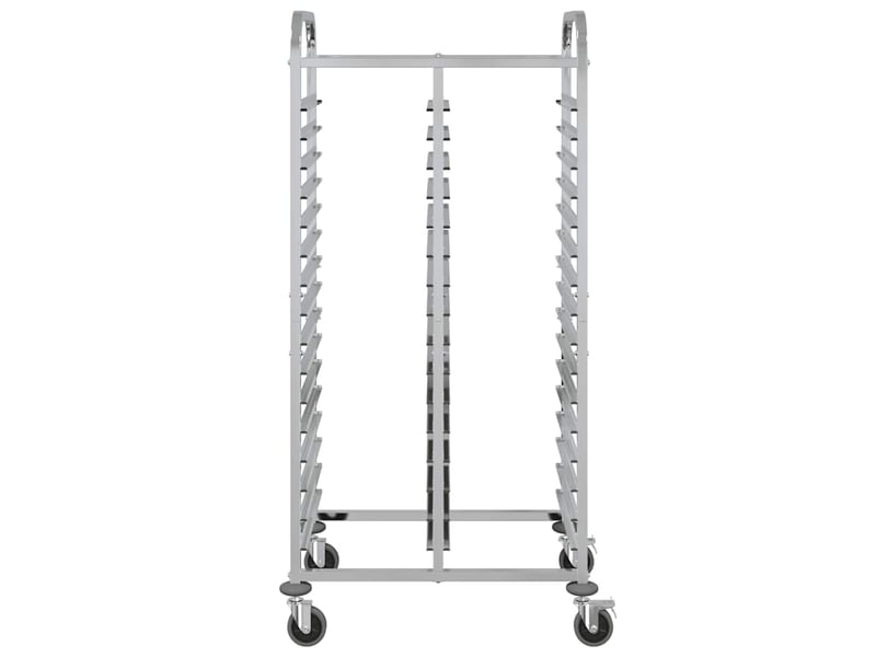  Desserte de cuisine, chariot à plateaux 32 bacs gn 75x55x162,5 cm acier inoxydable  - Conforama E