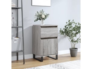 Buffet - bahut - meuble de rangement sonoma gris 40x35x70 cm bois d'ingénierie