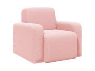 Fauteuil relax manuel VIDAXL  Tissu rose