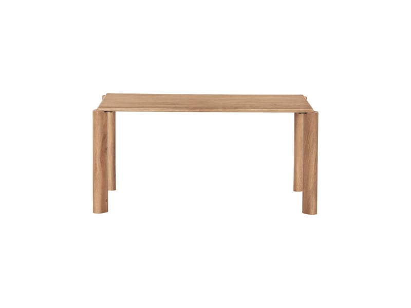Table à manger exotique rectangulaire bois de manguier 6 places naturel - petra - Conforama B