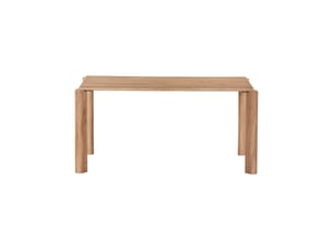 Table à manger exotique rectangulaire bois de manguier 6 places naturel - petra