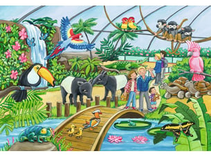 2x24 p - bienvenue au zoo puzzle