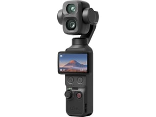 Camera stabilisee sur cardan double objectif 4k 240 ips activetrack 12x d-log 2 10 bits ecran tactile 2 pouces 103 go
