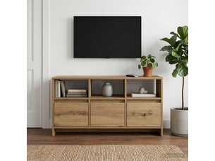 Meuble tv coloris bois clair  <strong></strong>  <strong></strong>