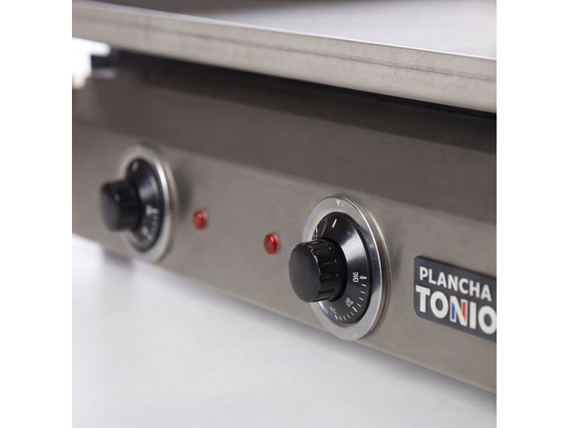  Plancha électrique electica pl5 - 2 résistances en inox pour 6 à 12 personnes  - Conforama D