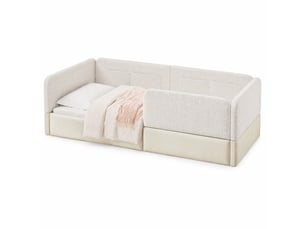 Lit simple 90x200 cm    coloris blanc