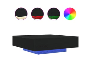 Table basse rectangulaire coloris noir  