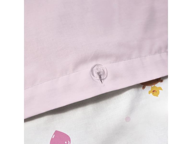  Parure de lit imprimée 100% coton, capybara 140x200+63x63cm  - Conforama E