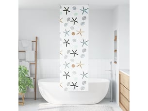 Store enrouleur de douche, store à rouleau 60x240 cm largeur du tissu 56 cm cf45032