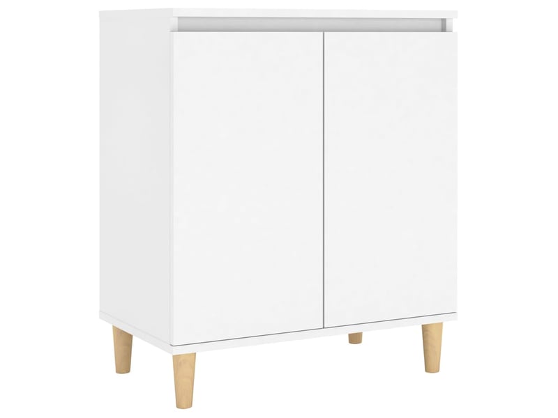  Buffet salon | buffet avec pieds en bois massif blanc bois d'ingénierie  - Conforama A