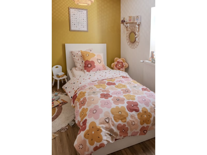  Parure de lit 2 pièces 140 x 2parure de lit réversible 2 pièces 140 x 200 cm coton imprimé poppy00 cm coton imprimé poppy 15067 - Conforama B