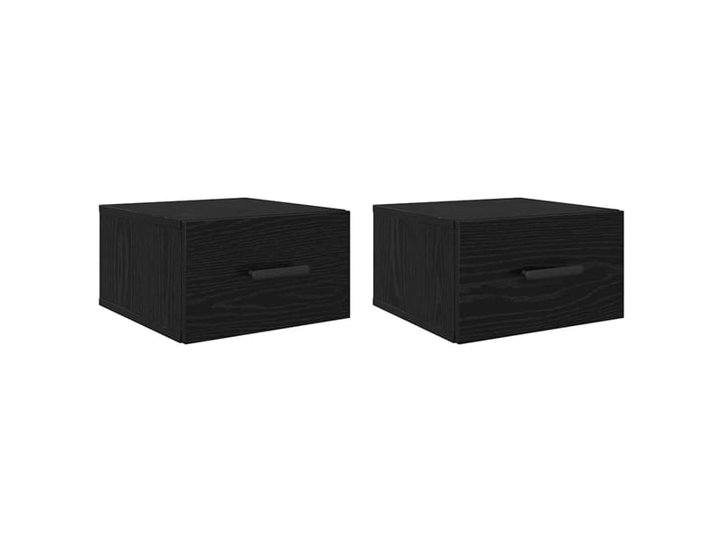 Lot de 2 table de chevet chambre 35 x 35 x 20 cm bois d'ingénierie shl5027  - Conforama A