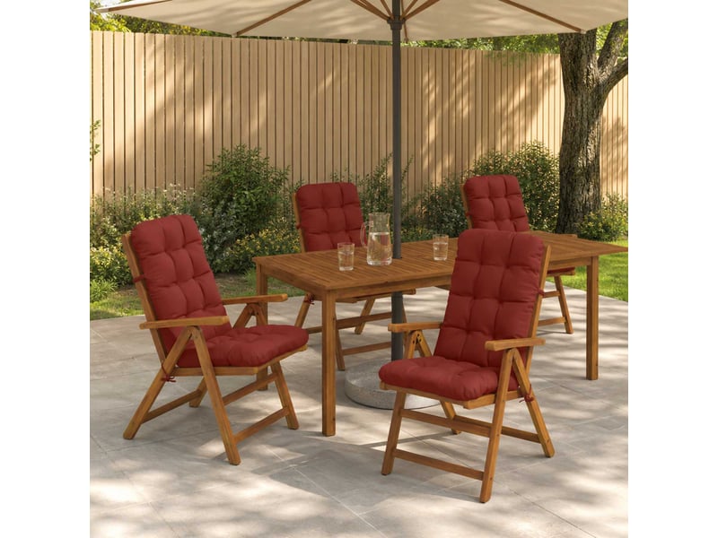 Lot de 4 coussins de chaise à dossier haut vianen cf59338 - Conforama B