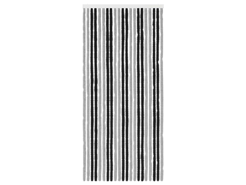  Rideau anti-insectes, moustiquaire en chenille gris et noir 90 x 200 cm cf43464  - Conforama C