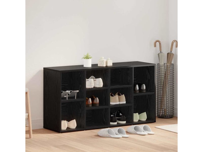  Banc à chaussures, meuble à chaussures 103x30x54,5 cm bois d'ingénierie shl7050  - Conforama B