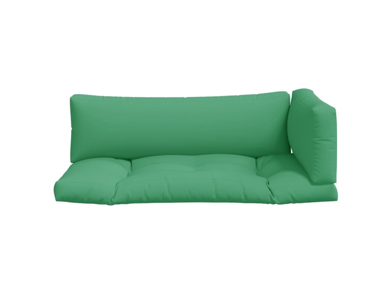  Lot de 3 coussins de palette, coussins de canapé vert tissu cf59722  - Conforama D