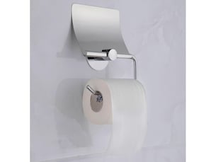 Enowelir wangel porte-papier toilette, colle brevetée + auto-adhésif, acier inoxydable, finition polie