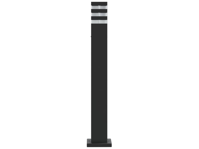  Lampadaire d'extérieur 80 cm aluminium noir 02_0042513  - Conforama E