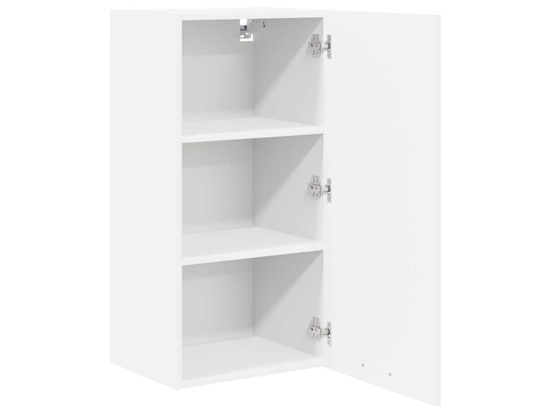  Meuble de rangement cuisine, armoire suspendue blanc 40x31x80cm bois d'ingénierie  - Conforama E