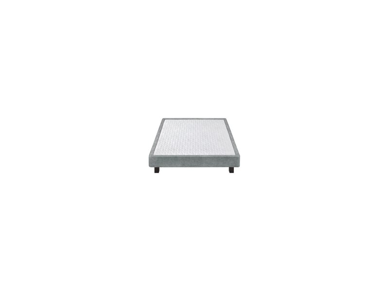  Sommier tapissier 150x200 vert pour 2, zone bassin renforcée, cadre bas avec piqures de bord 7990227 - Conforama A