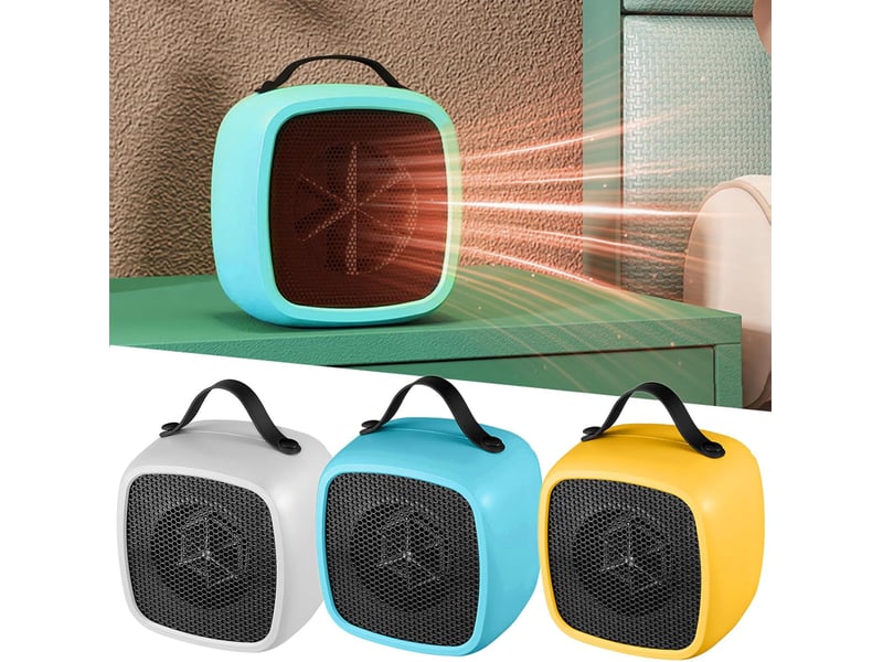  Chauffage électrique portable jaune 14*14*10cm 1 pièce chauffage rapide et confortable adapté à la maison et au travail FXN02061 - Conforama E