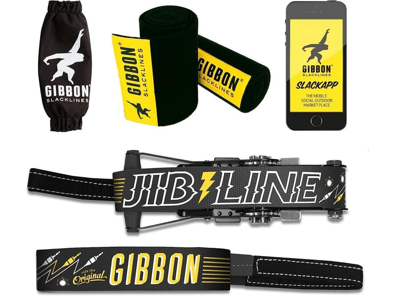  Set slackline jibline - protection d'arbre -12,5m GBJIBTW - Conforama B