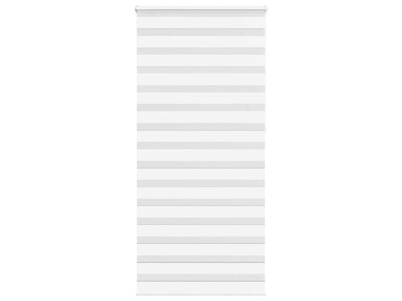 Store zèbre, store de fenêtre blanc 100x230 cm largeur du tissu 95,9cm polyester cf48342 - Conforama B