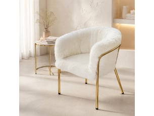 Pouf / repose pied blanc