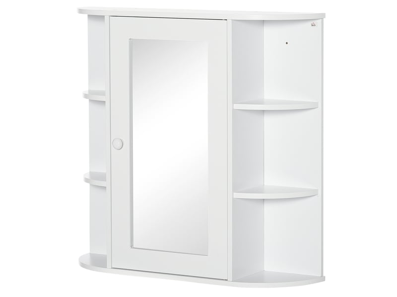  Armoire de toilette murale avec miroir 8 niches 66 x 63 cm evryae  - Conforama A