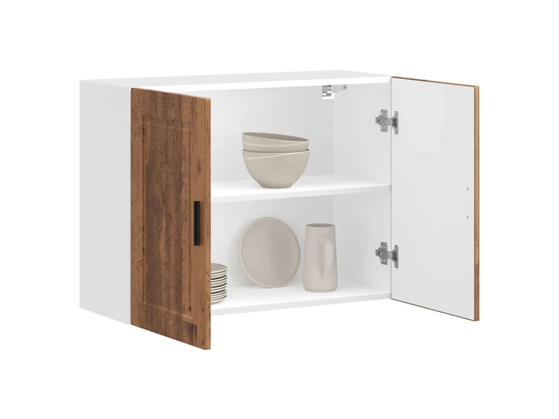  Meuble de rangement, armoire murale de cuisine porto vieux bois bois d'ingénierie shl8496  - Conforama B