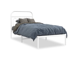 Lit simple 80x200 cm    coloris blanc