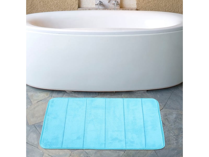  Tapis de bain antidérapant - bleu  - Conforama B