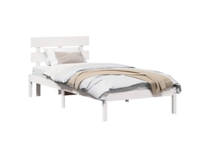 Lit simple 100x200 cm    coloris blanc