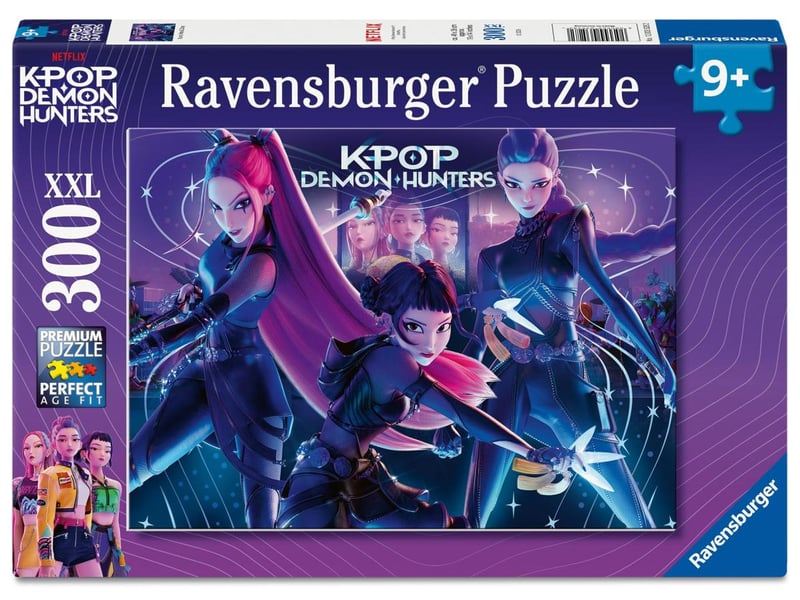  Puzzle 300 pièces xxl - le trio kpop demon hunters 12003528 - Conforama A