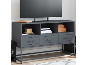 Meuble tv coloris gris 100.5 cm <strong></strong>  <strong></strong>