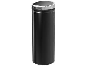 Poubelle automatique avec capteur de mouvement, acier inoxydable, 30,5 cm x 30,5 cm x 81,5 cm, noir