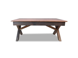 Table basse rectangulaire coloris marron  