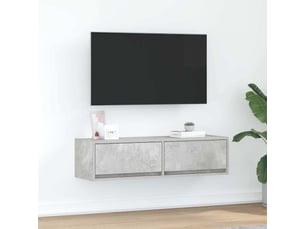Meuble tv coloris gris 100 cm <strong></strong>  <strong></strong>