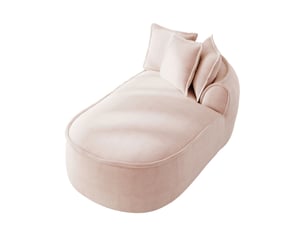 Fauteuil fixe MAISONORA Tissu rose