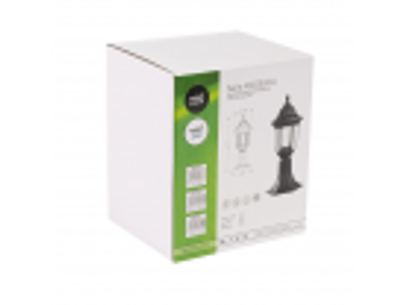  Lanterne de muret extérieur fabrilamp angélica noir, 1 x e27, ip44, 42,7 x 16,6 x 16,6 cm 125971009 - Conforama D