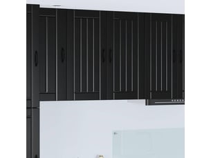 Meuble mural de cuisine, armoire de cuisine noir 80x31x80cm bois d'ingénierie shl5762