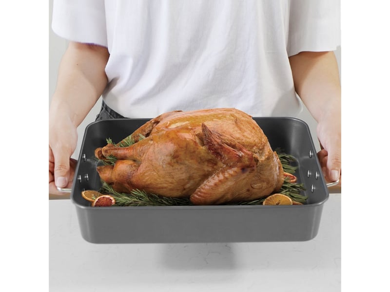  Plat à four antiadhésif avec poignées – 34,8x27,4x6,7 cm  - Conforama C