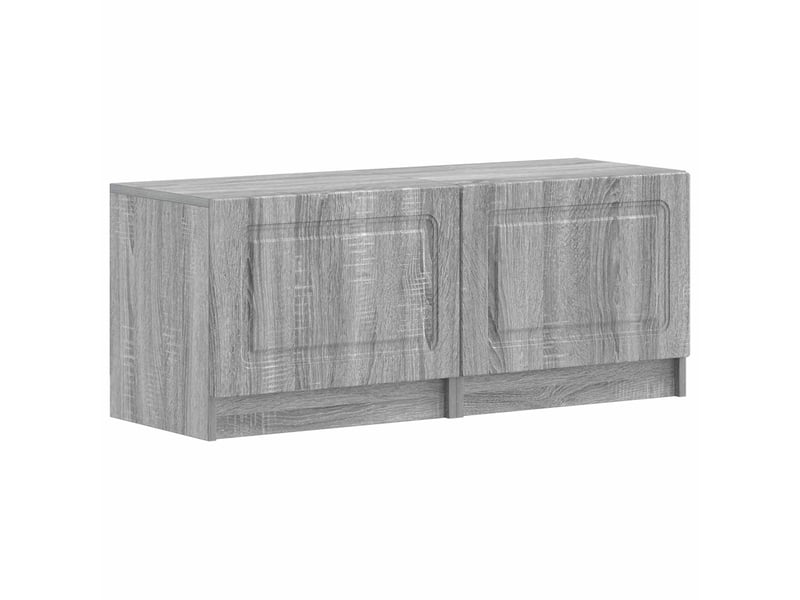  Meuble tv - banc tv - meuble de rangement sonoma gris bois d'ingénierie  - Conforama A